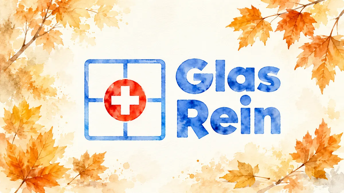 GlasRein.ch Herbstaktion: 15% auf die erste Fensterreinigung in Emmen, Kriens und Littau